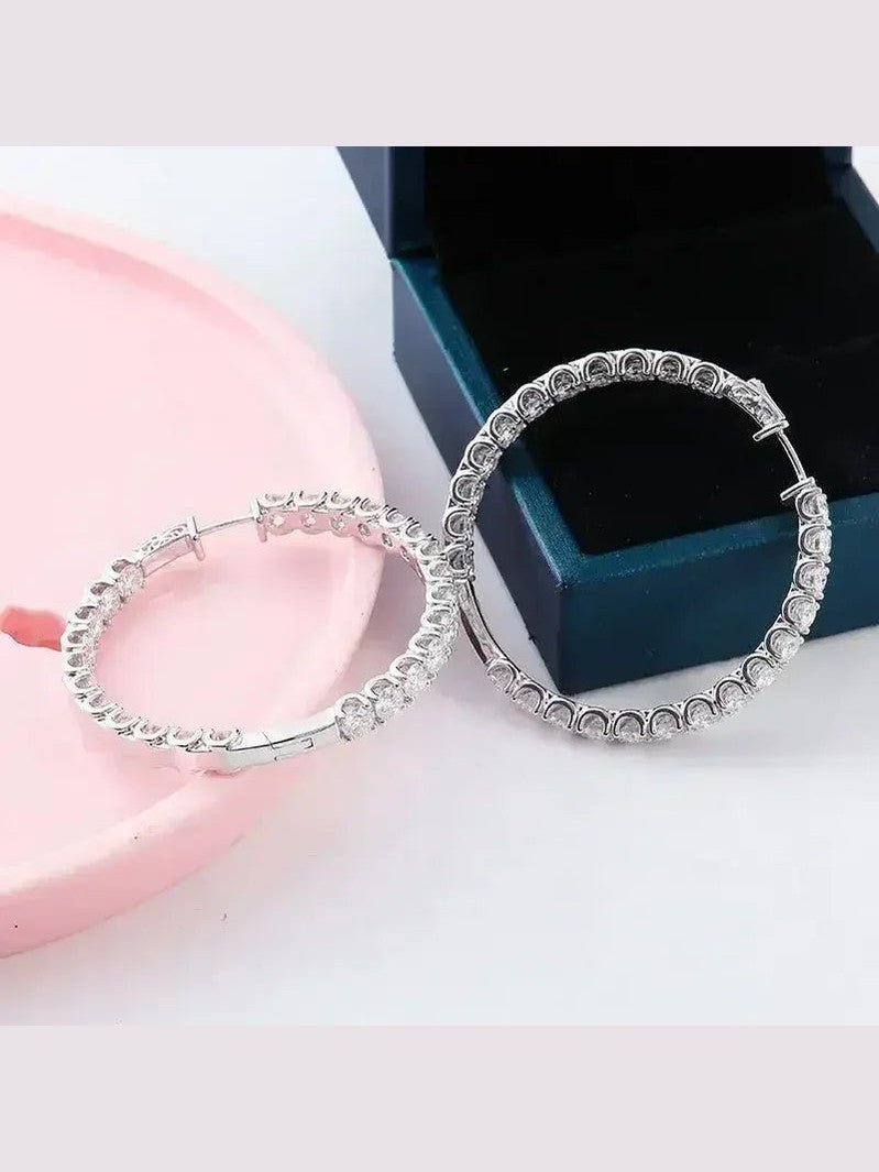 Personalized Big Diameter Earrings – Luxury Statement Jewelry - Courbe et Compagnie
