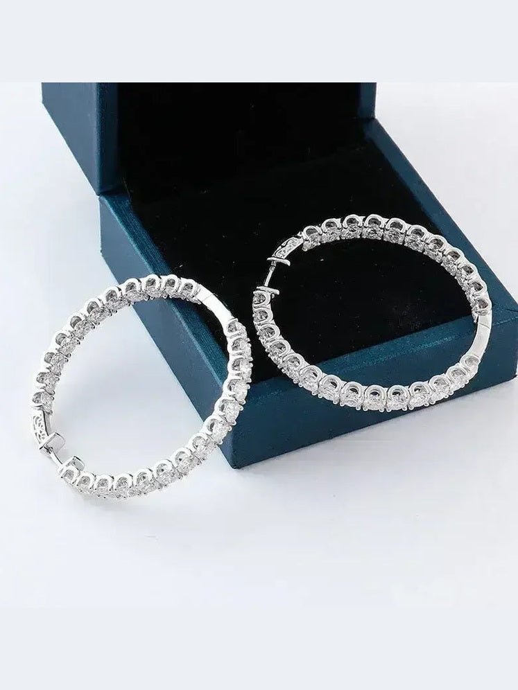 Personalized Big Diameter Earrings – Luxury Statement Jewelry - Courbe et Compagnie