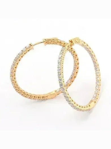 Personalized Big Diameter Earrings – Luxury Statement Jewelry - Courbe et Compagnie