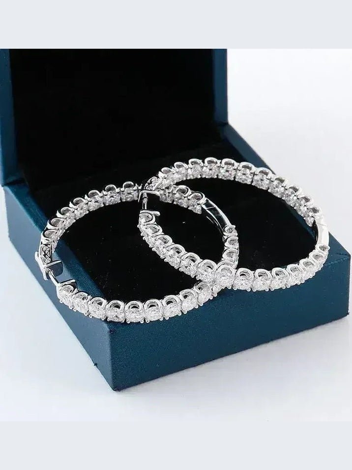 Personalized Big Diameter Earrings – Luxury Statement Jewelry - Courbe et Compagnie