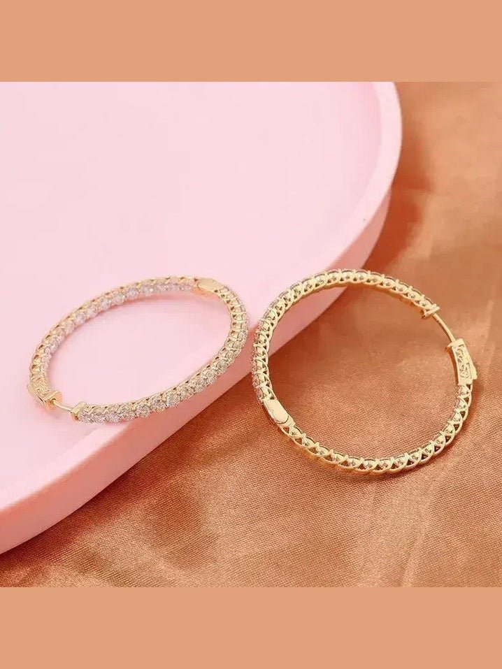 Personalized Big Diameter Earrings – Luxury Statement Jewelry - Courbe et Compagnie