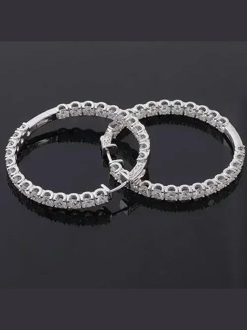 Personalized Big Diameter Earrings – Luxury Statement Jewelry - Courbe et Compagnie