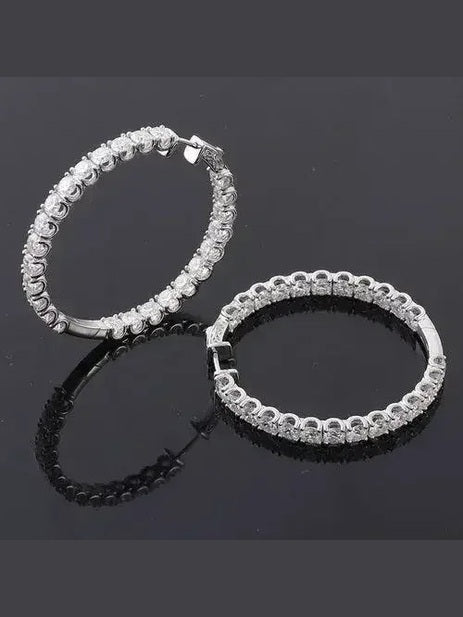 Personalized Big Diameter Earrings – Luxury Statement Jewelry - Courbe et Compagnie