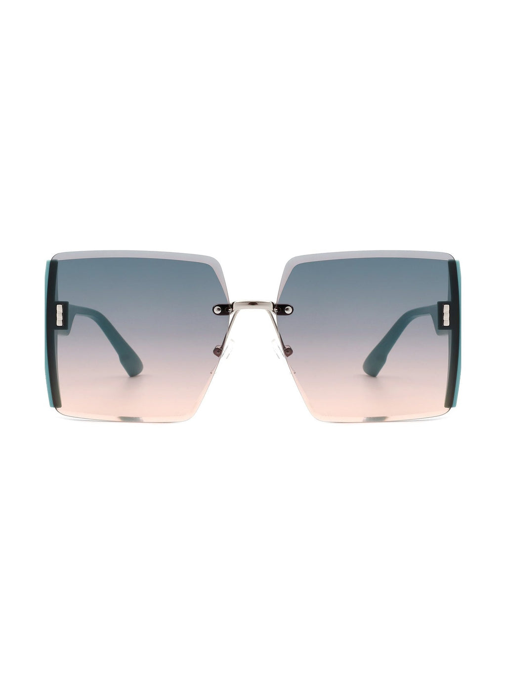 Phoenixy - Square Oversize Half Frame Fashion Women Sunglasses - Courbe et Compagnie