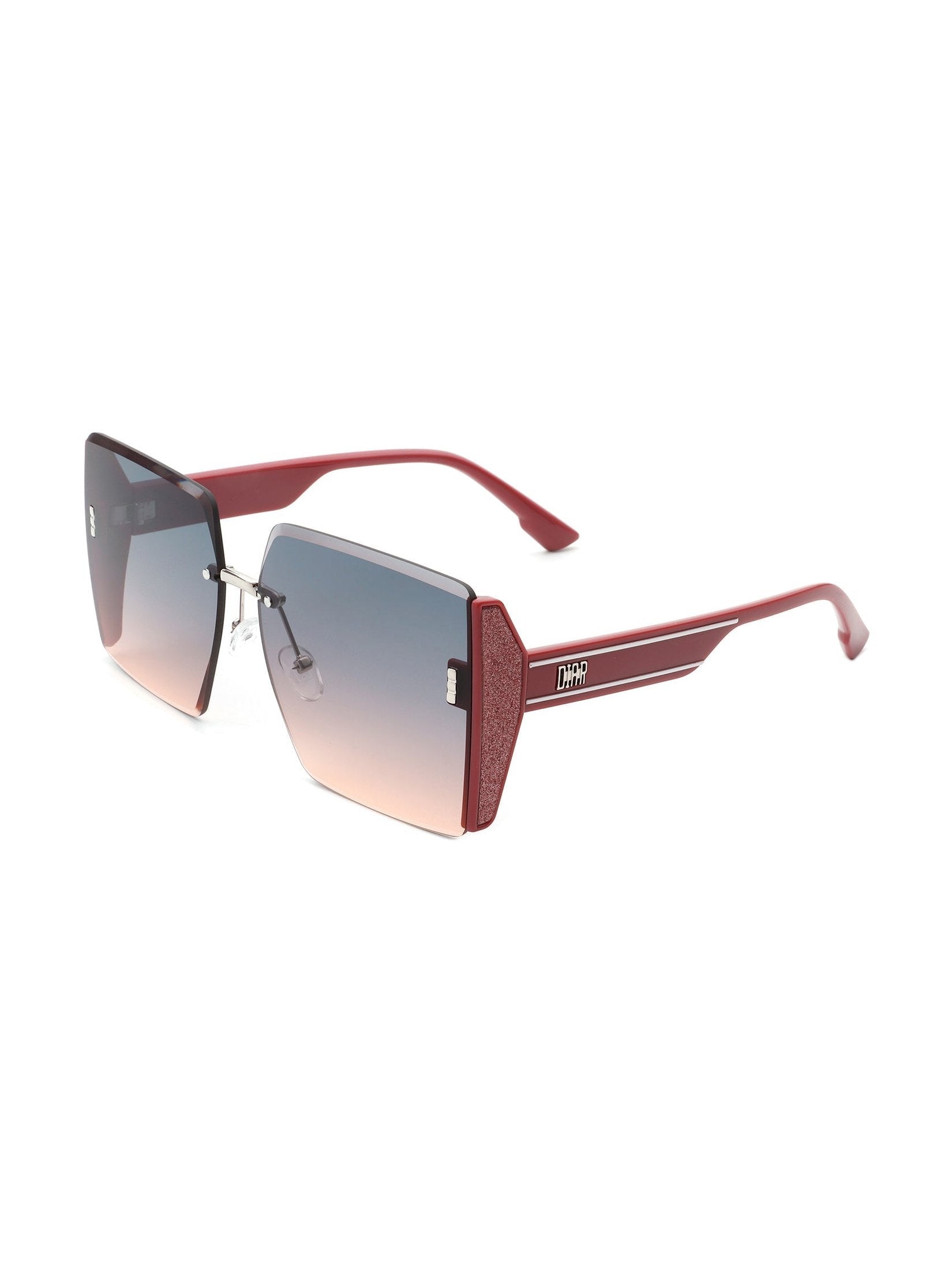 Phoenixy - Square Oversize Half Frame Fashion Women Sunglasses - Courbe et Compagnie