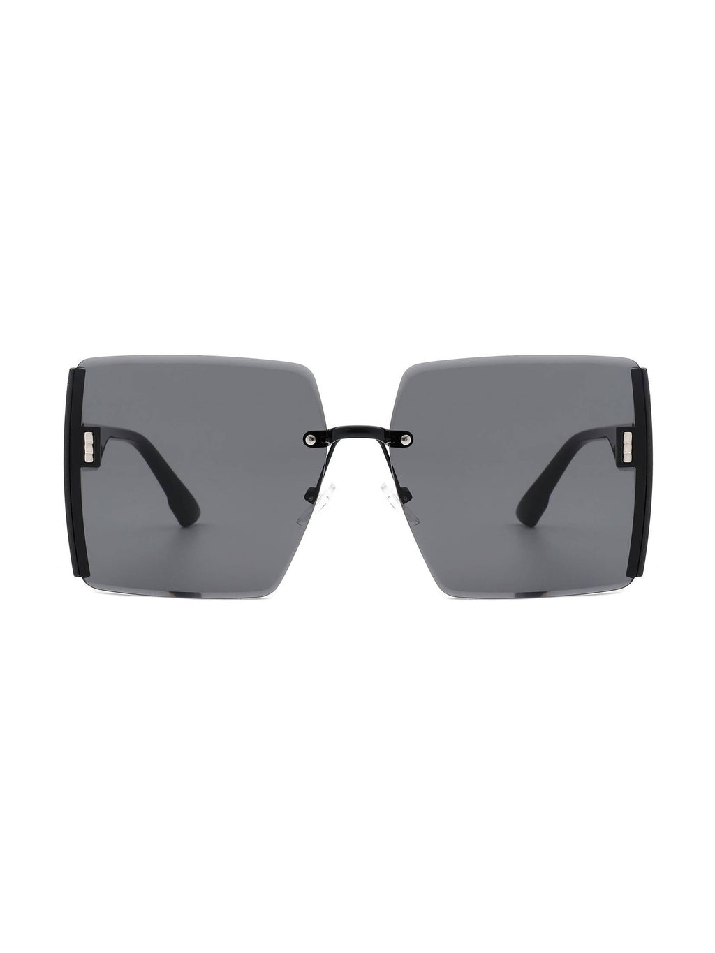Phoenixy - Square Oversize Half Frame Fashion Women Sunglasses - Courbe et Compagnie