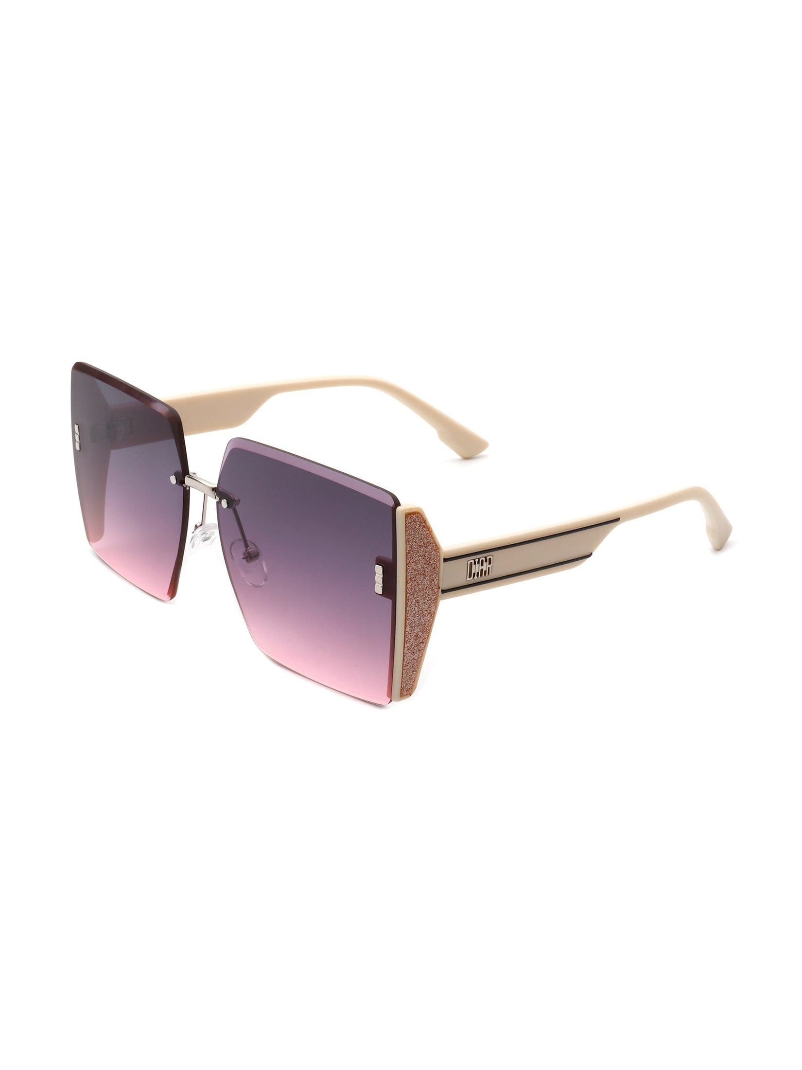 Phoenixy - Square Oversize Half Frame Fashion Women Sunglasses - Courbe et Compagnie