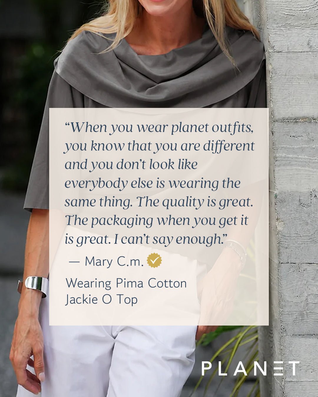 Pima Cotton Jackie O Top Cowl Neck Kimono Sleeves Lava - Courbe et Compagnie