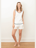 PIMA TANK SHORT SET - Courbe et Compagnie