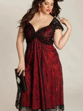 Plus Size Gothic Lace Dress for Women - Courbe et Compagnie