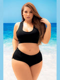 Plus Size Sporty Two Piece - Courbe et Compagnie