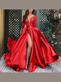 Plus Size Women Bronzing Large Swing Sexy Dress Trailing Banquet Evening Dress - Courbe et Compagnie