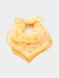 Polka Dot Silk Square Scarf - Courbe et Compagnie