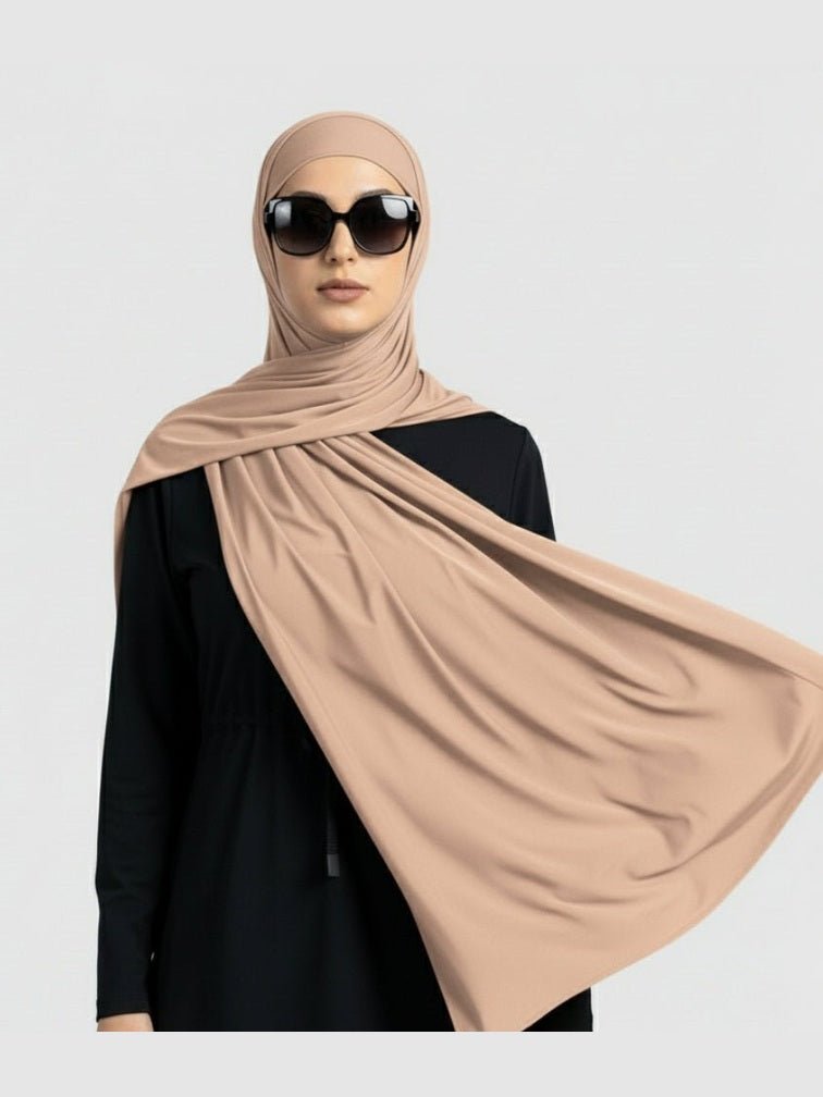 Premium Cooling Non-Slip Hijab | Breathable Sports Hijab (MH196) - Courbe et Compagnie