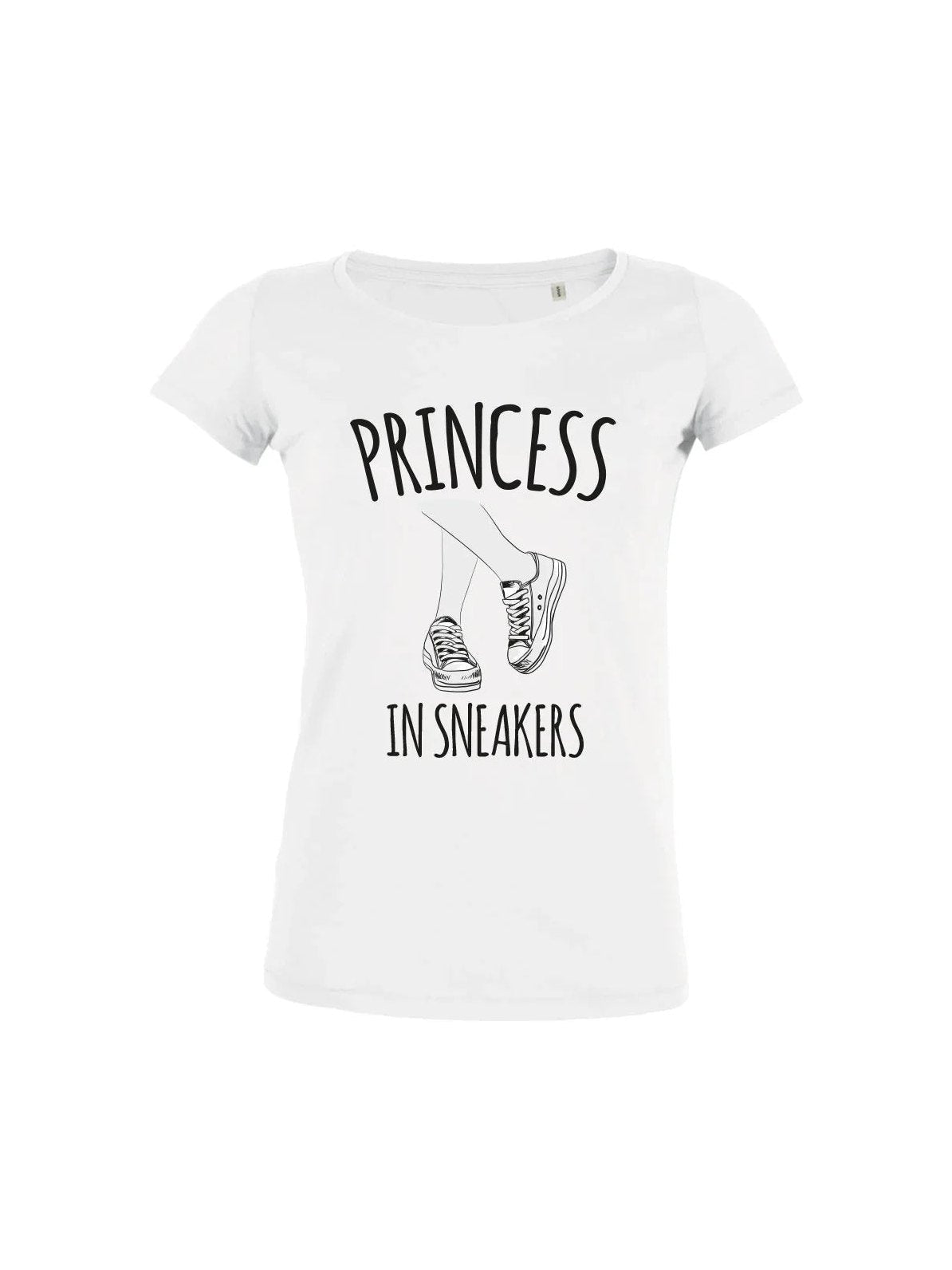 Princess In Sneakers Women's Organic Tee - Courbe et Compagnie