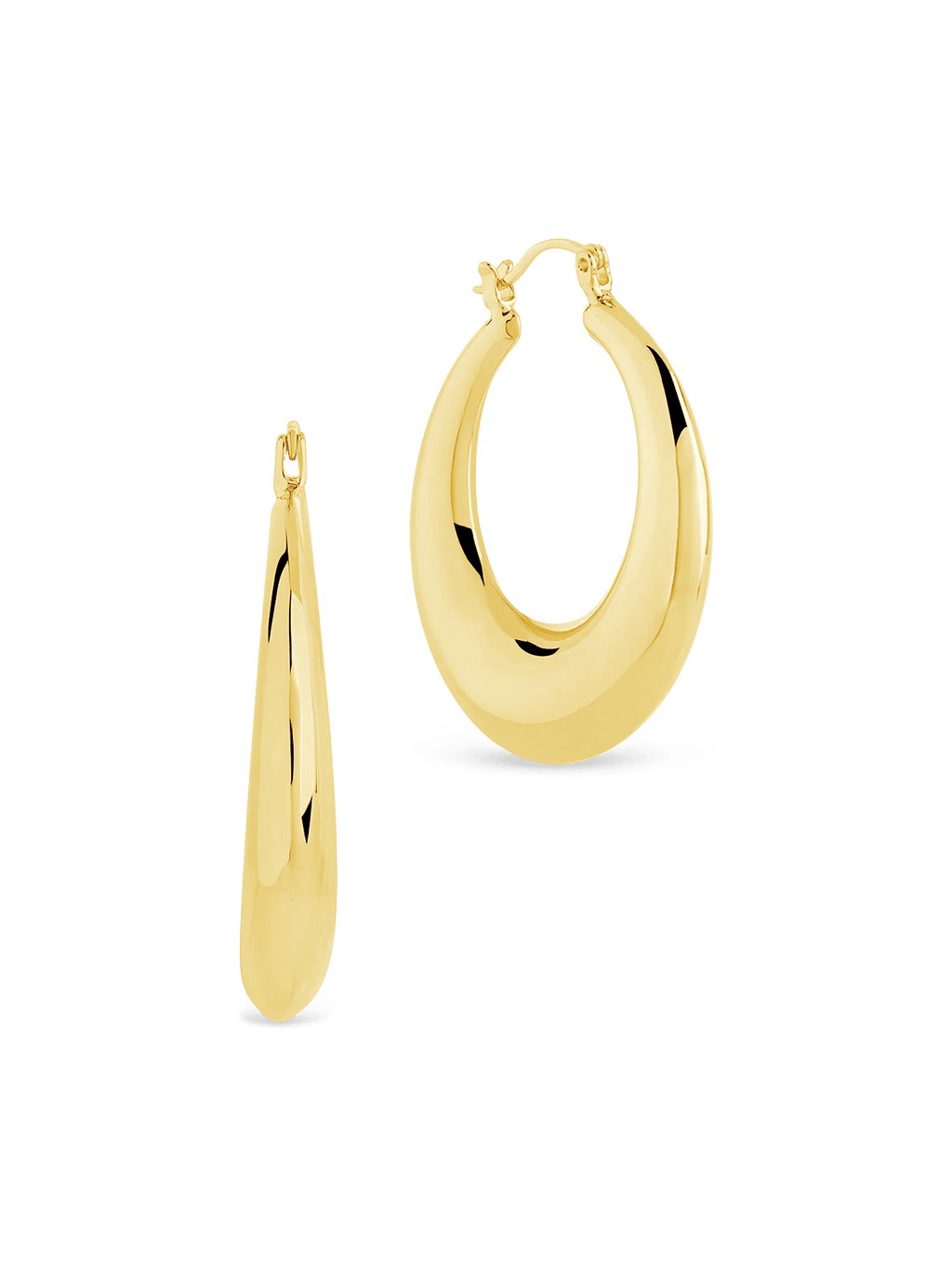 Quinn Tube Hoop Earrings - Courbe et Compagnie