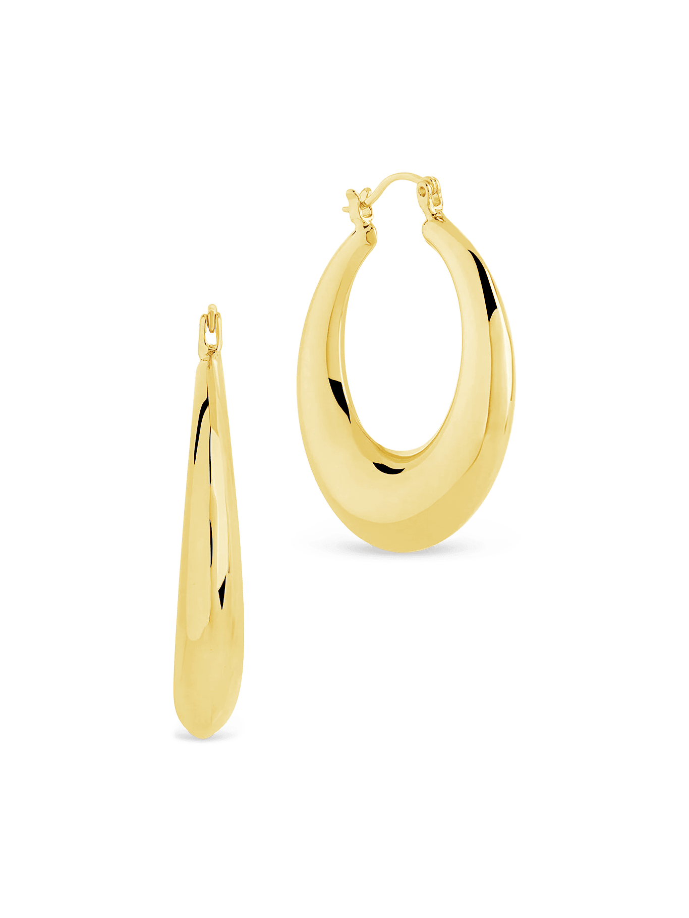 Quinn Tube Hoop Earrings - Courbe et Compagnie