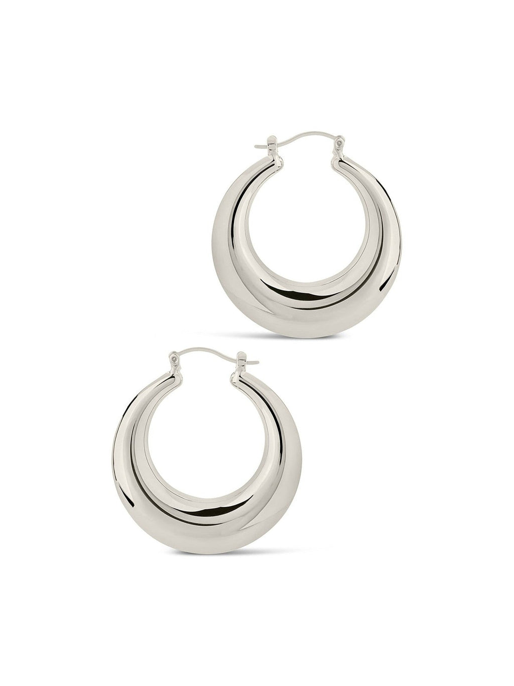 Quinn Tube Hoop Earrings - Courbe et Compagnie