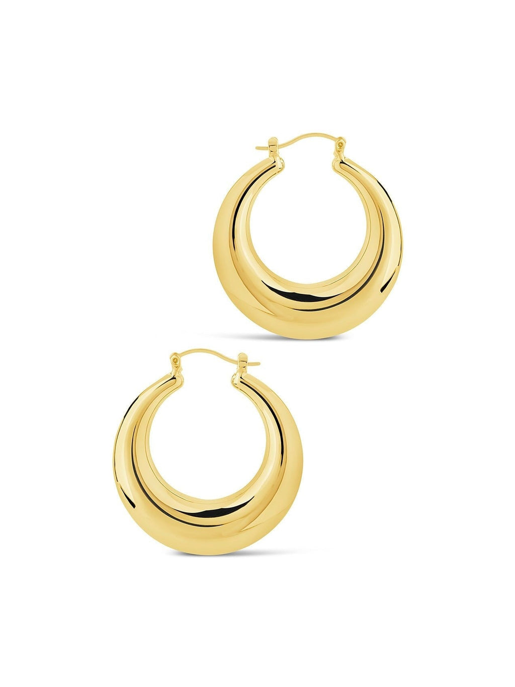 Quinn Tube Hoop Earrings - Courbe et Compagnie