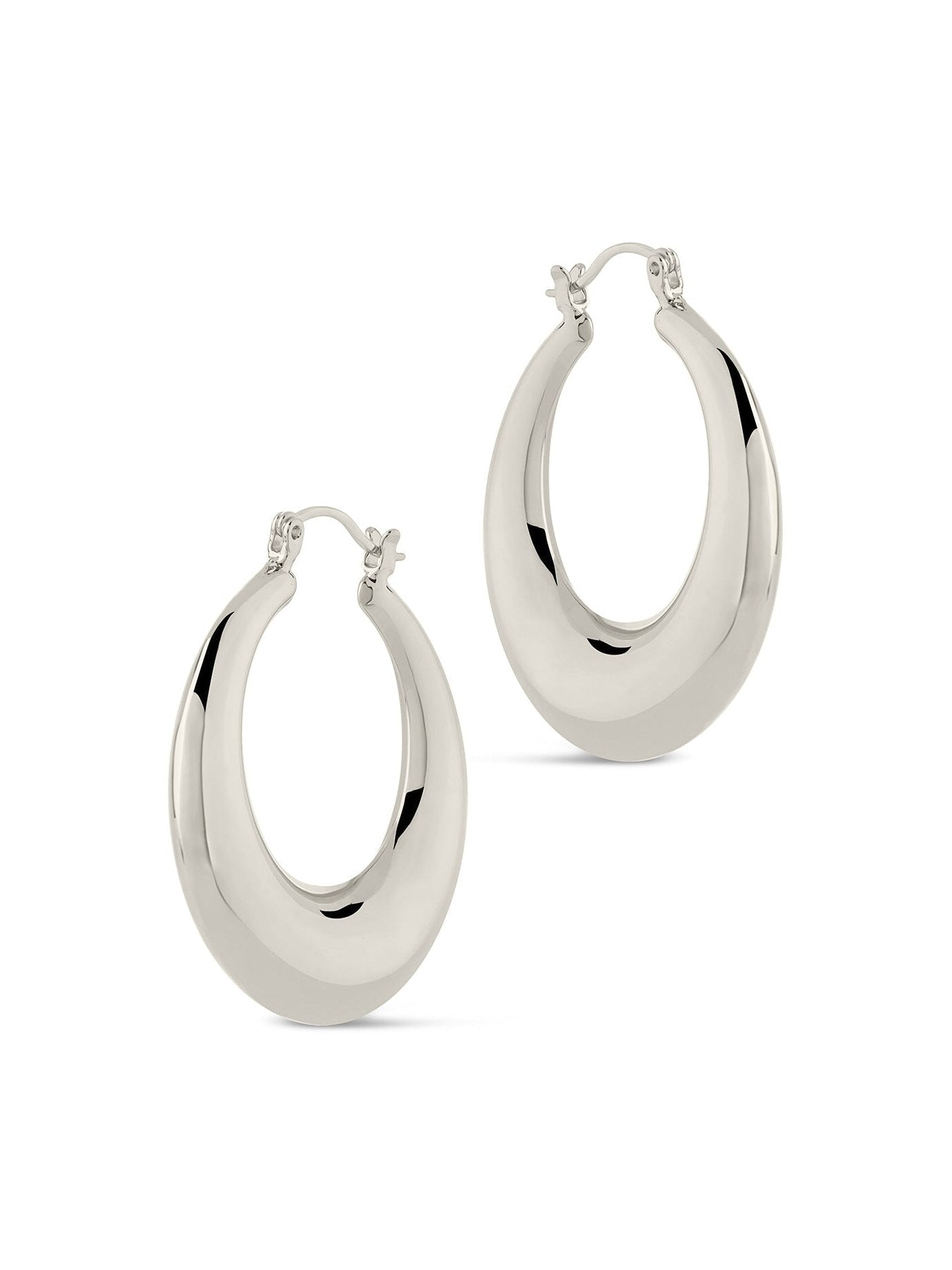 Quinn Tube Hoop Earrings - Courbe et Compagnie