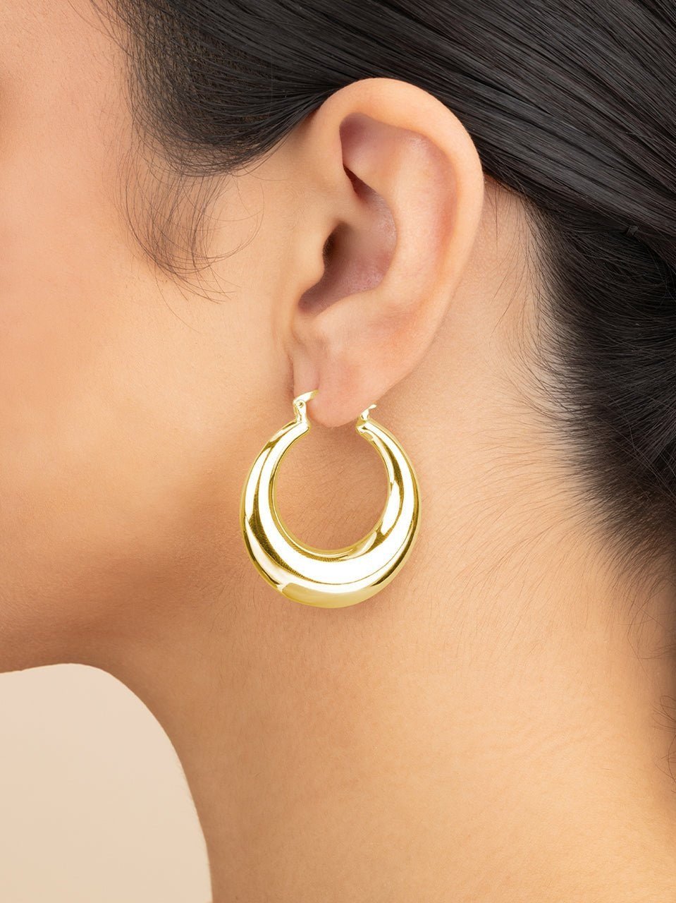 Quinn Tube Hoop Earrings - Courbe et Compagnie