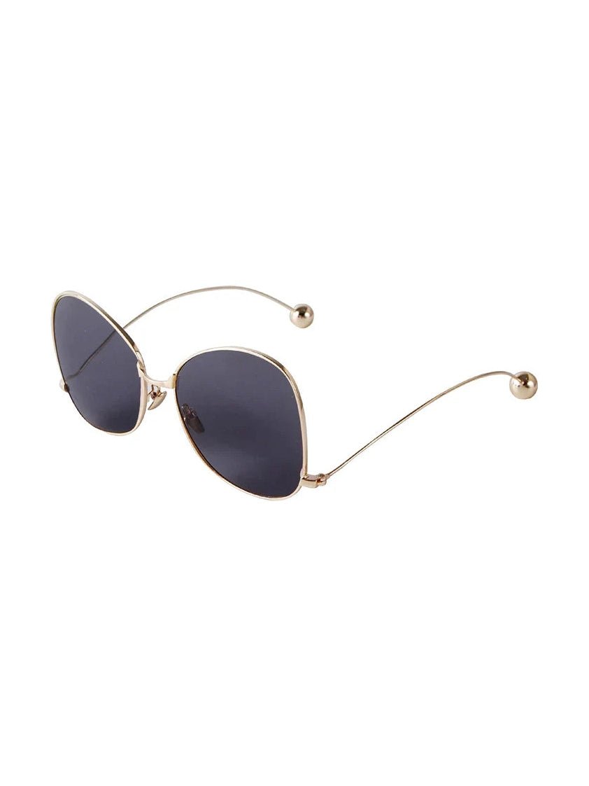 Radiant Gold Oversized Sunglasses - Courbe et Compagnie