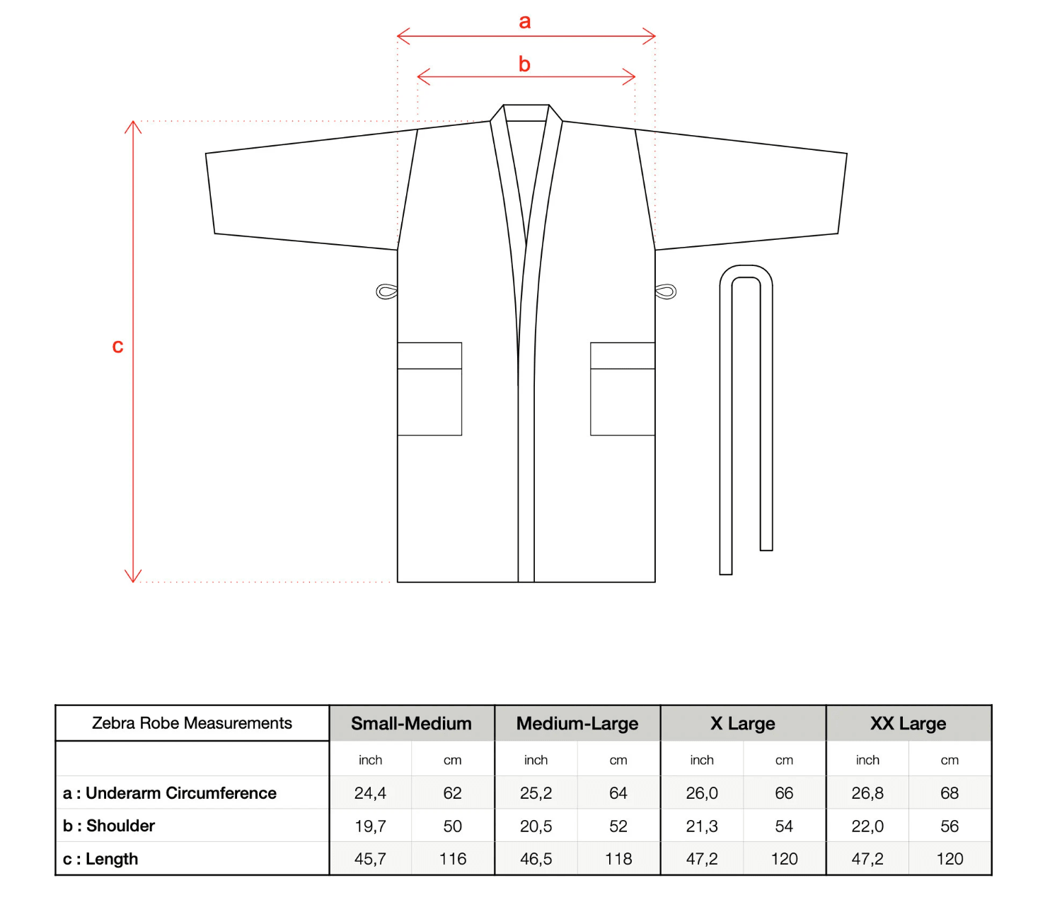 Rainbow Robe - Courbe et Compagnie