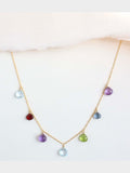 Rainbow Sparkler Necklace - Gold - Courbe et Compagnie