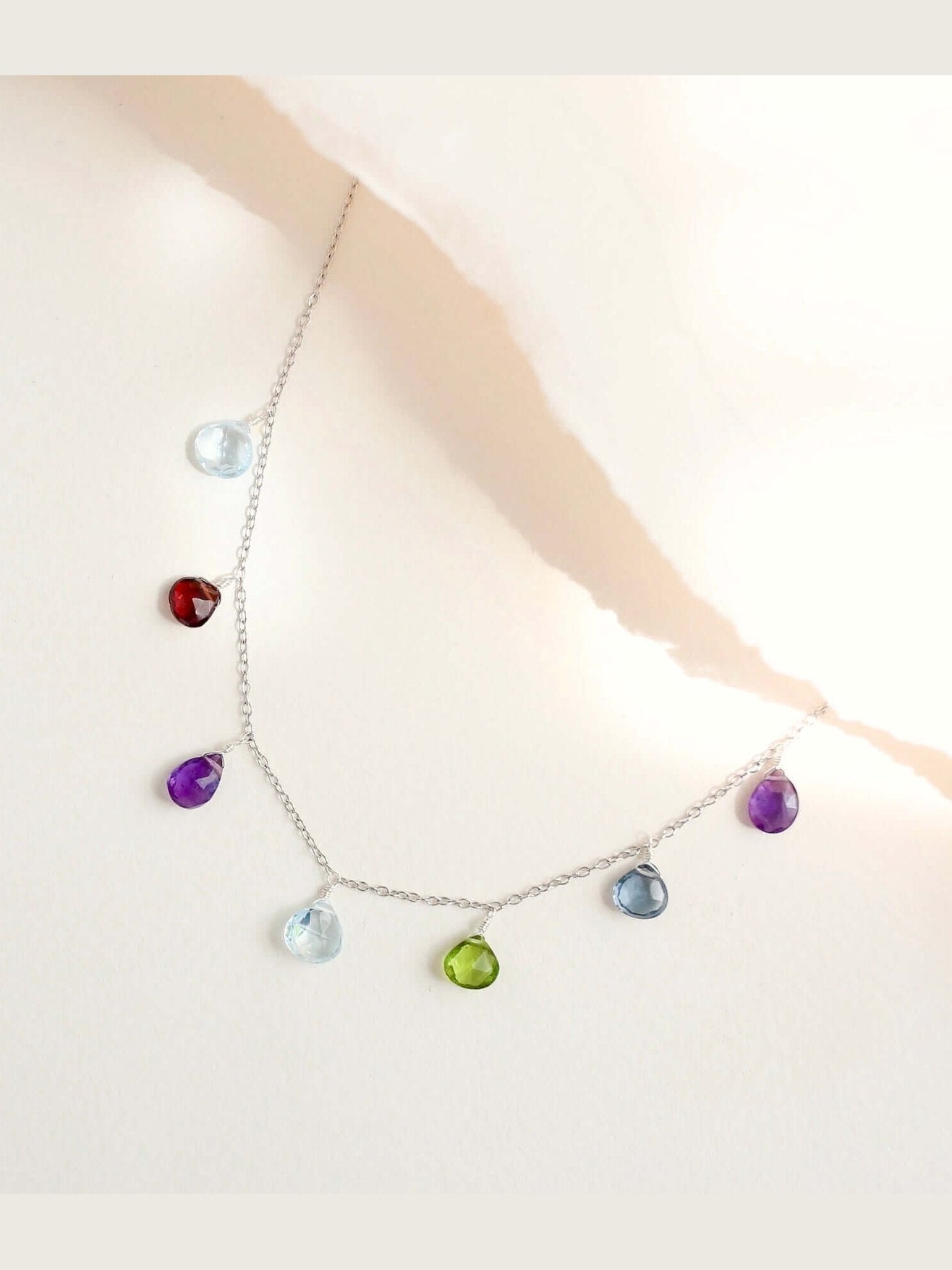 Rainbow Sparkler Necklace - Gold - Courbe et Compagnie