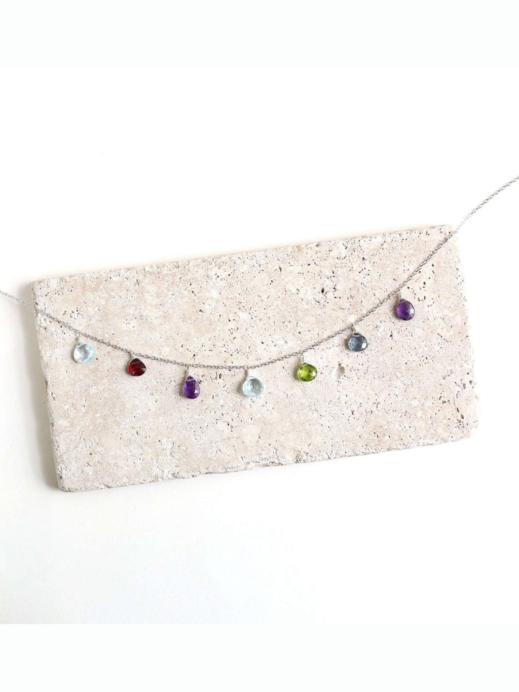 Rainbow Sparkler Necklace - Gold - Courbe et Compagnie