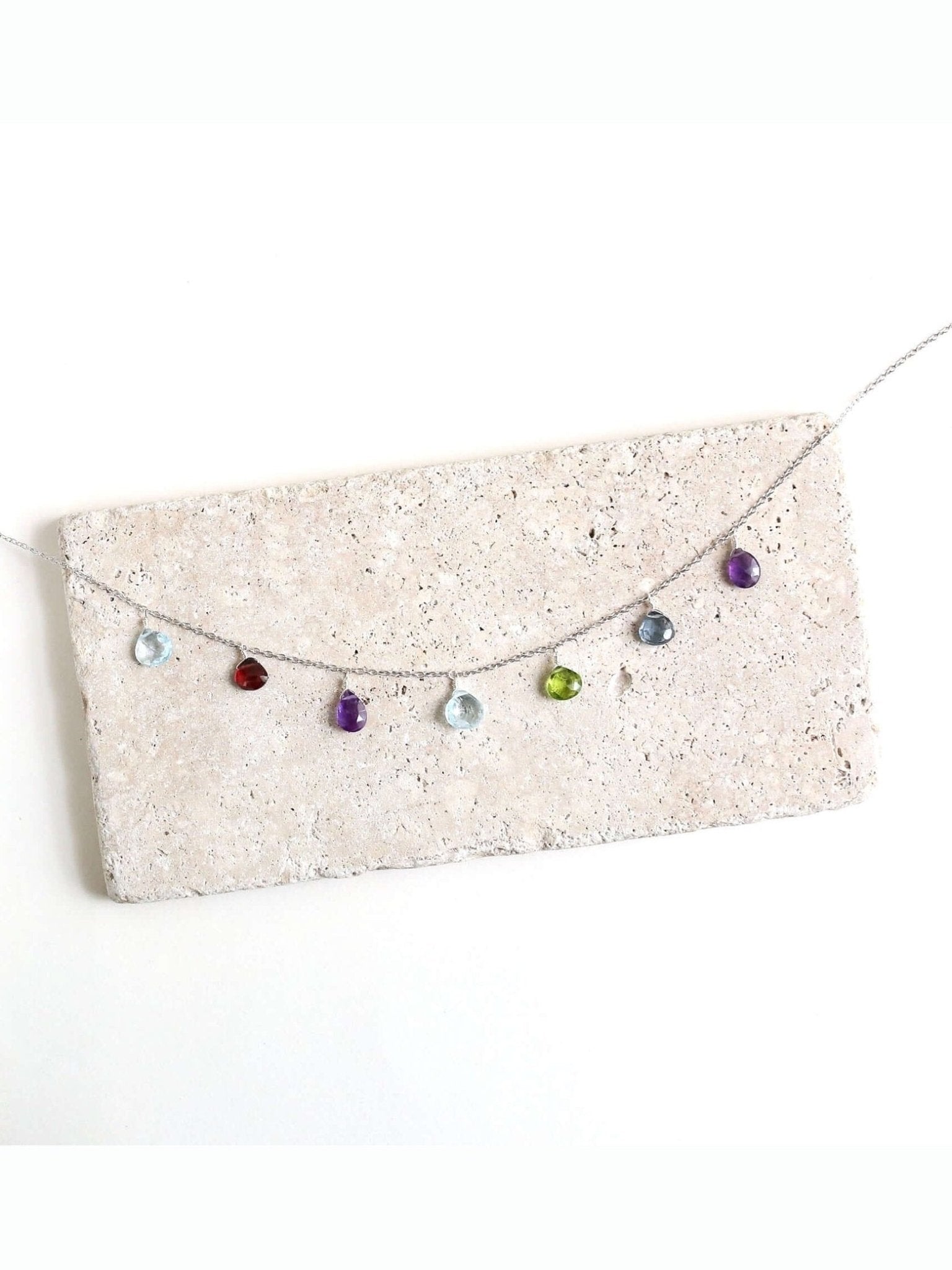 Rainbow Sparkler Necklace - Gold - Courbe et Compagnie