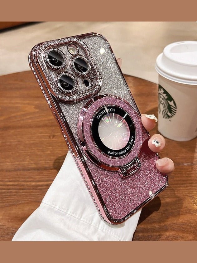 RAMODO Luxury Plating Diamond Gradient Phone Case - Courbe et Compagnie