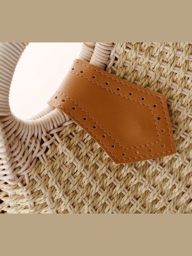 Rattan handbag - Courbe et Compagnie
