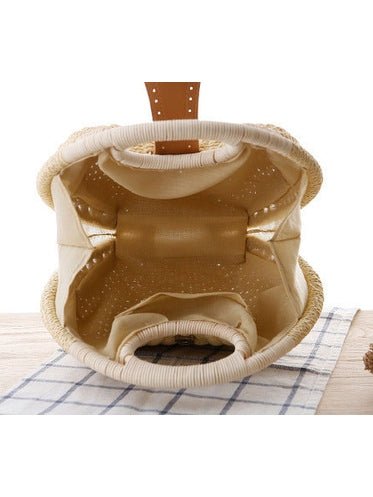 Rattan handbag - Courbe et Compagnie