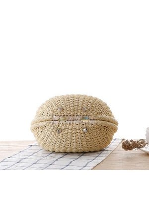 Rattan handbag - Courbe et Compagnie
