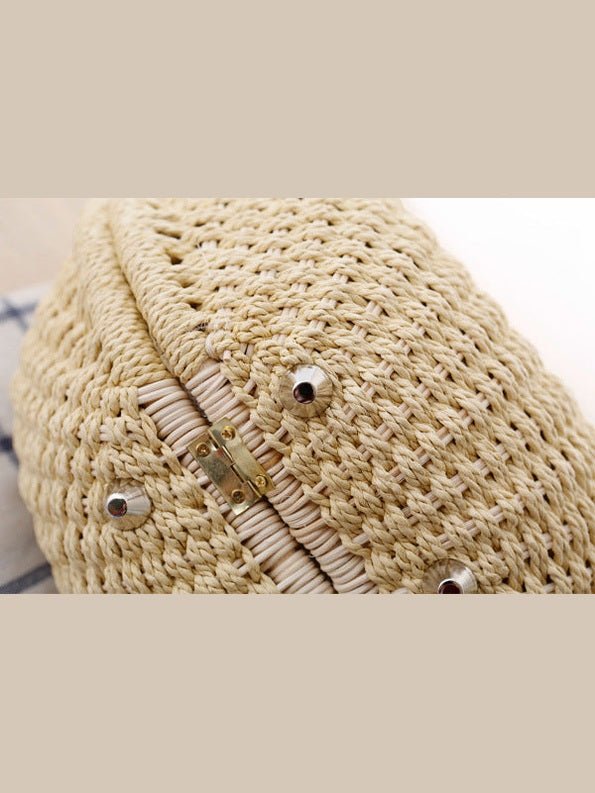 Rattan handbag - Courbe et Compagnie