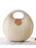 Rattan handbag - Courbe et Compagnie