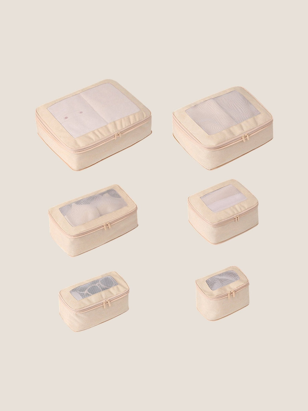 Recycled Silk 6-Piece Travel Toiletry Set - Courbe et Compagnie