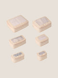 Recycled Silk 6-Piece Travel Toiletry Set - Courbe et Compagnie
