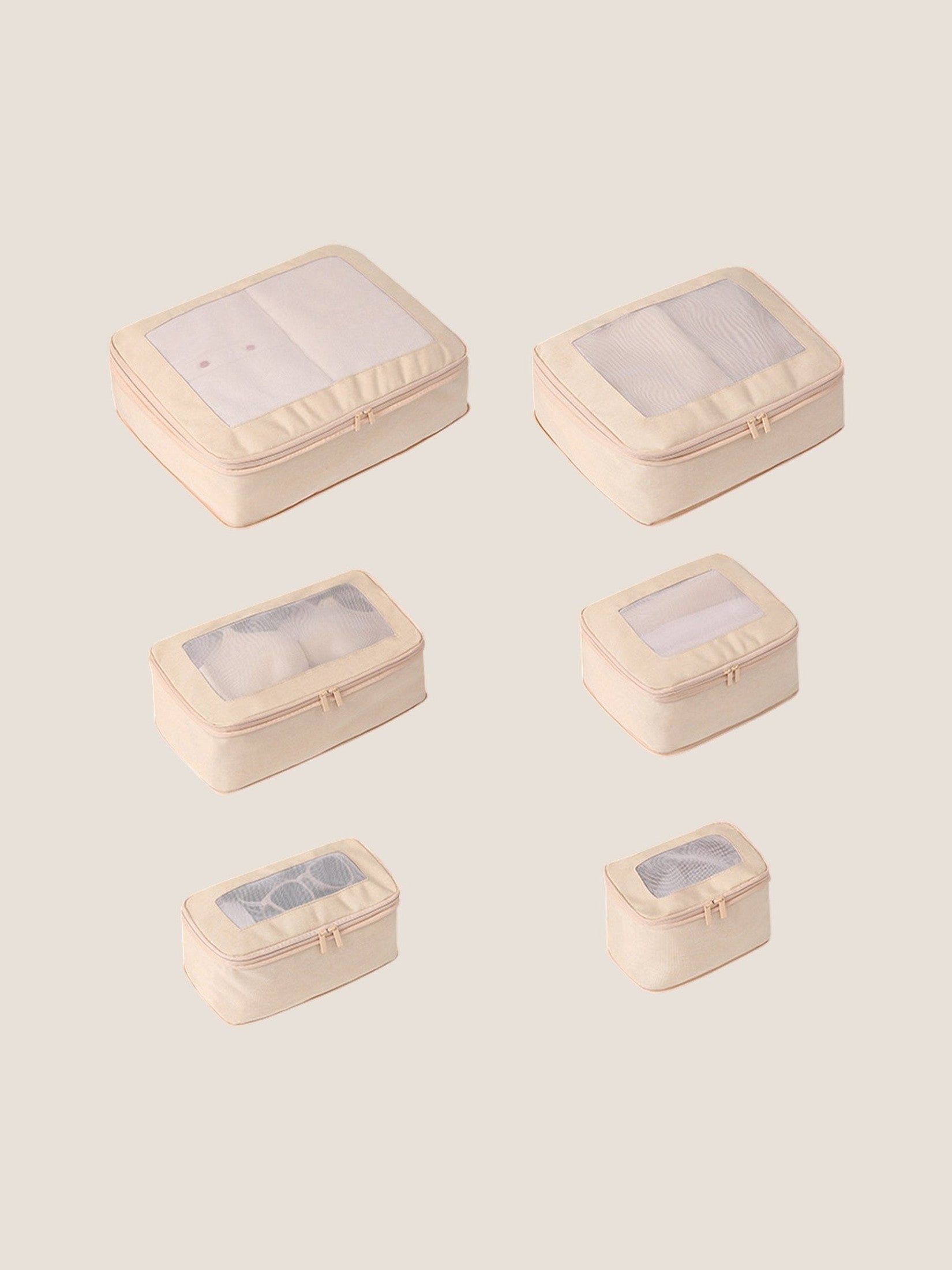Recycled Silk 6-Piece Travel Toiletry Set - Courbe et Compagnie