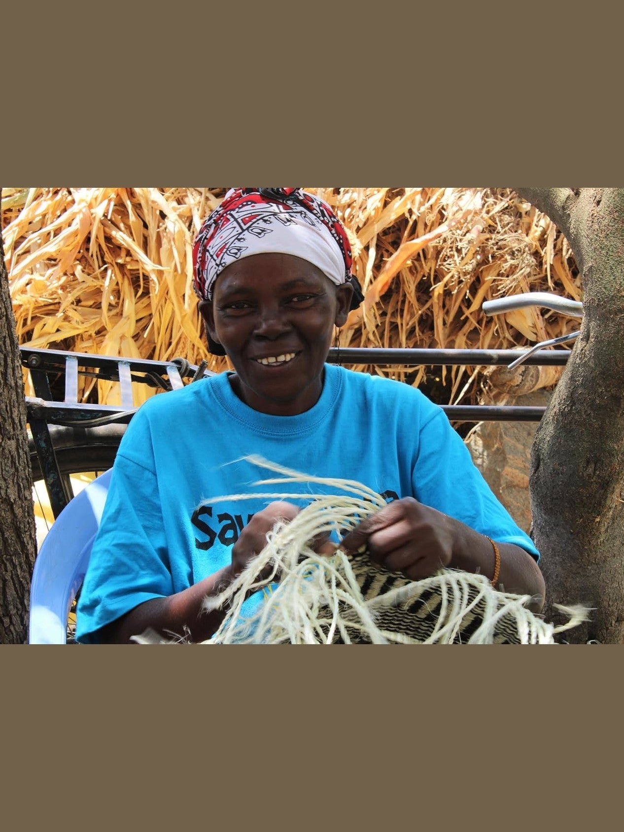 Resilient Handmade Sisal African Basket Tote Bag - Courbe et Compagnie