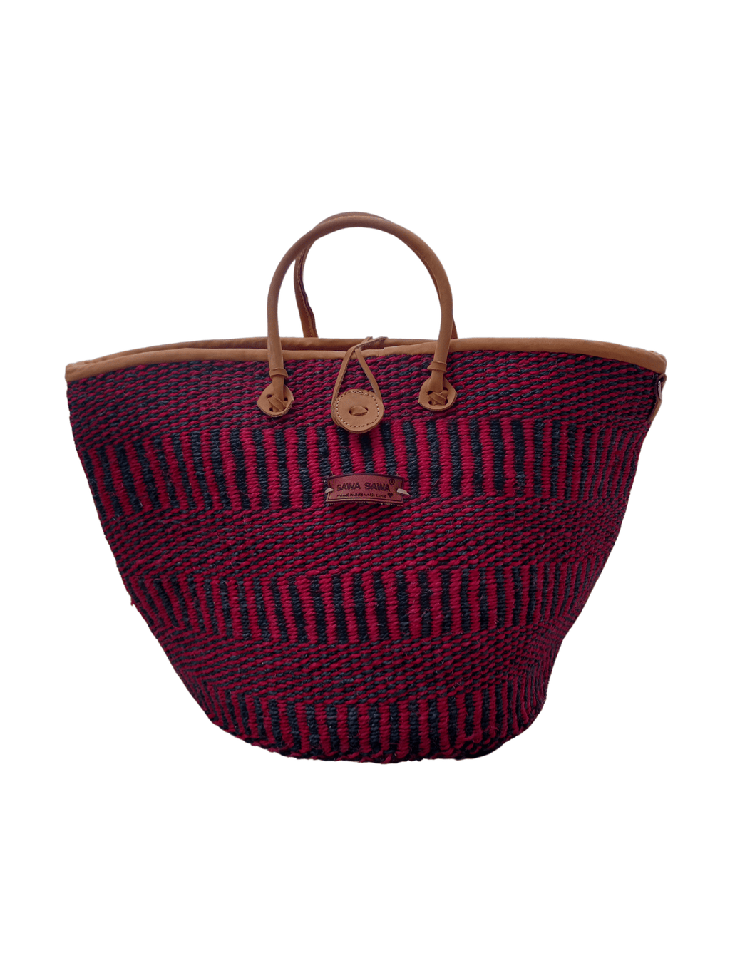 Resilient Handmade Sisal African Basket Tote Bag - Courbe et Compagnie