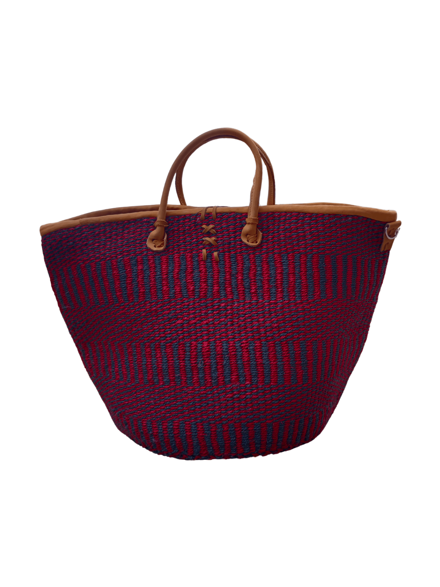 Resilient Handmade Sisal African Basket Tote Bag - Courbe et Compagnie