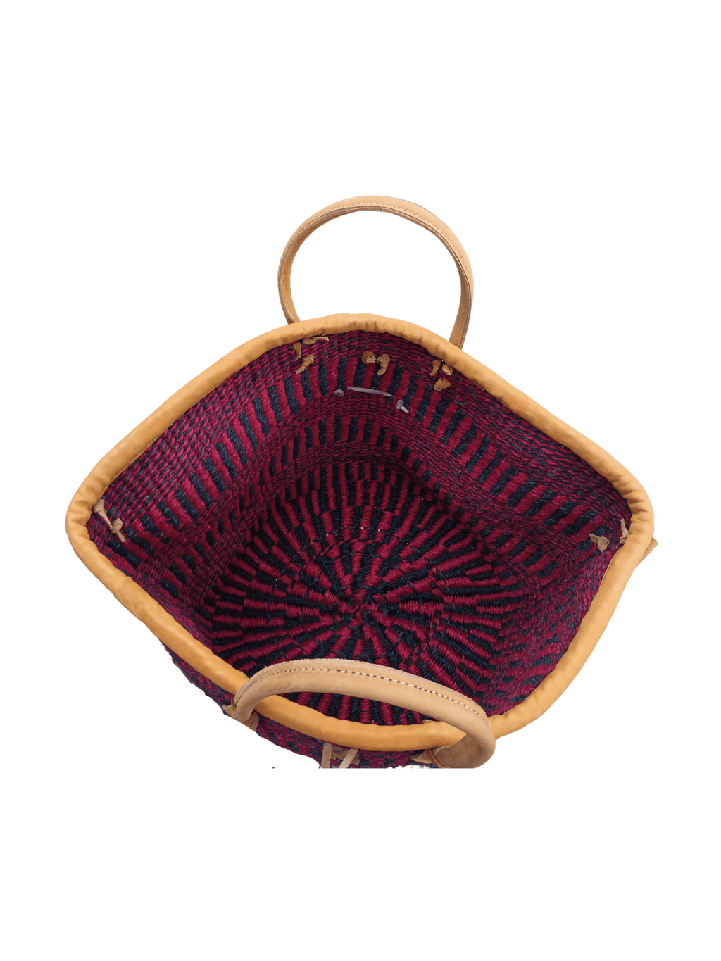 Resilient Handmade Sisal African Basket Tote Bag - Courbe et Compagnie