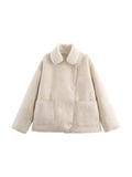 Reversible Fur & Leather Jacket coat - Courbe et Compagnie