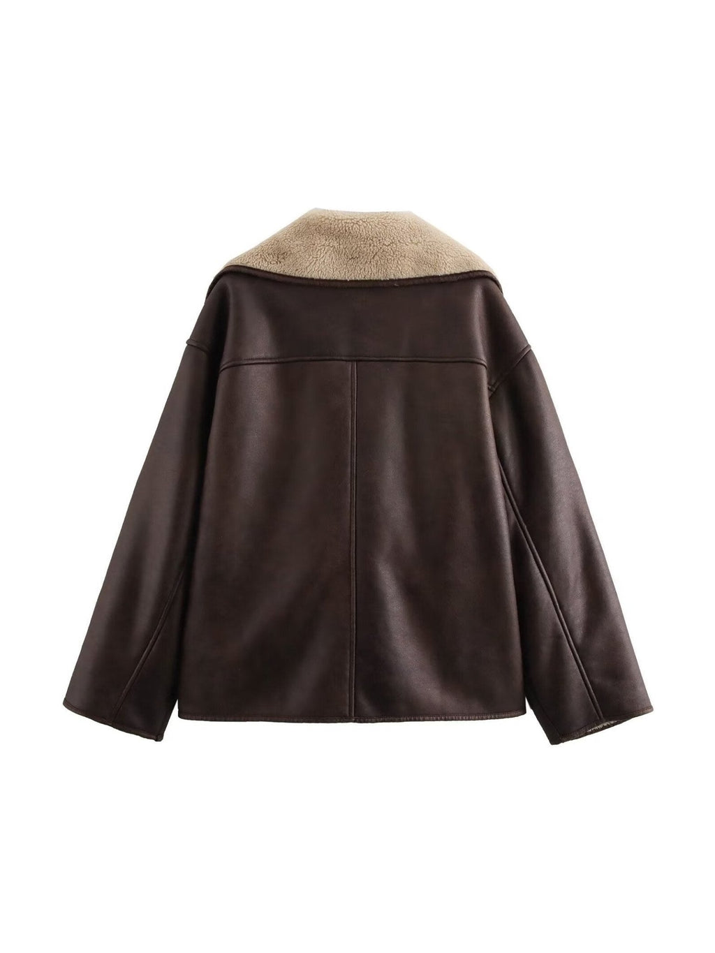 Reversible Fur & Leather Jacket coat - Courbe et Compagnie