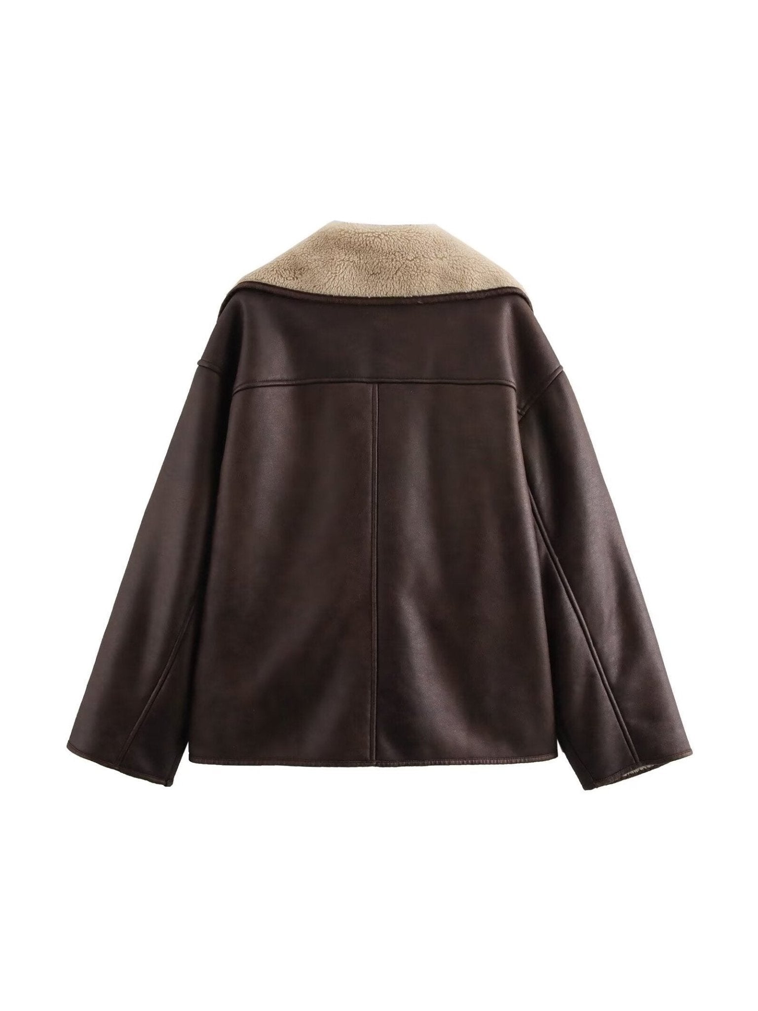 Reversible Fur & Leather Jacket coat - Courbe et Compagnie