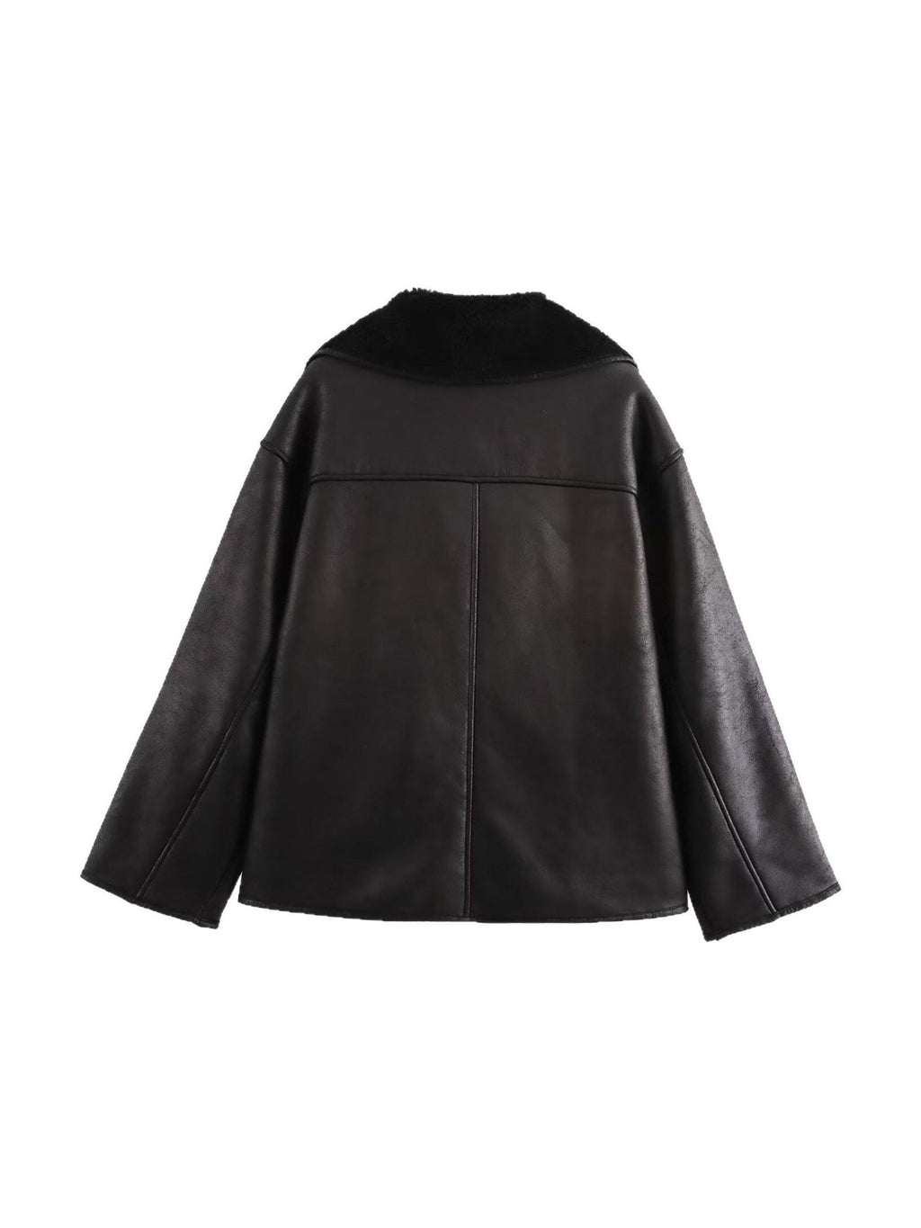 Reversible Fur & Leather Jacket coat - Courbe et Compagnie