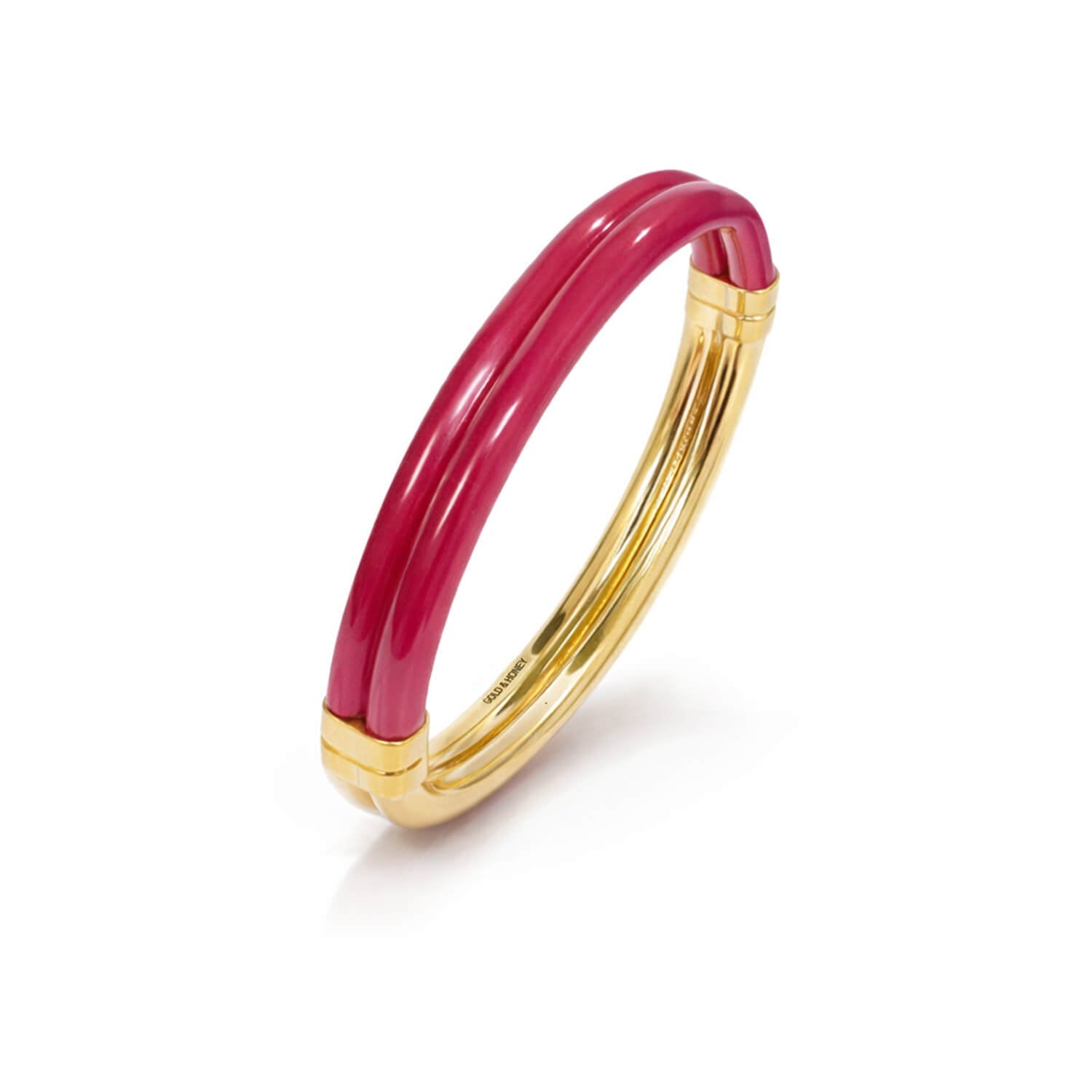 Ridge Lucite Hinge Bangle - Courbe et Compagnie