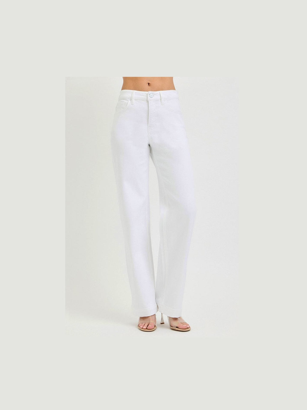 RISEN Full Size High Rise Wide Baggy Pants Plus Size - Courbe et Compagnie
